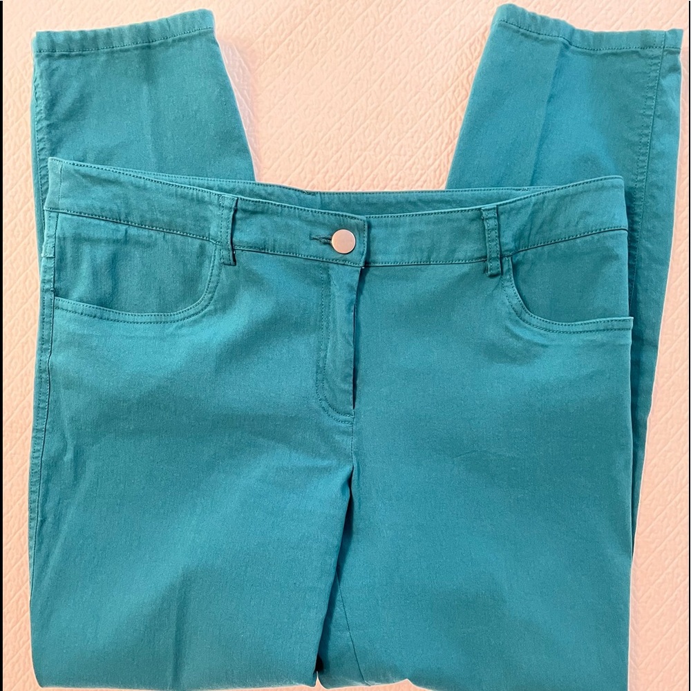 I.N. Studio Stretch Mid-Rise Ankle Jeans—Price Firm. - Picture 1 of 5